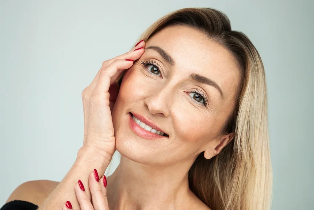 portrait of beautiful middle-aged woman